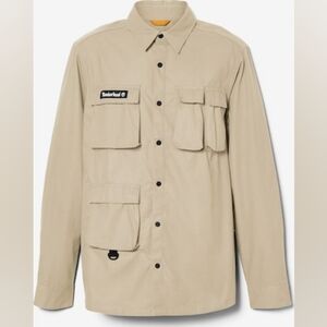 Timberland Men's Khaki Shirt Jacket